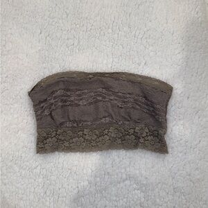 SOLD Free People Lace Bandeau in Gray